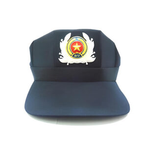 Mũ lưỡi trai đồng phục màu xanh chất lượng có logo