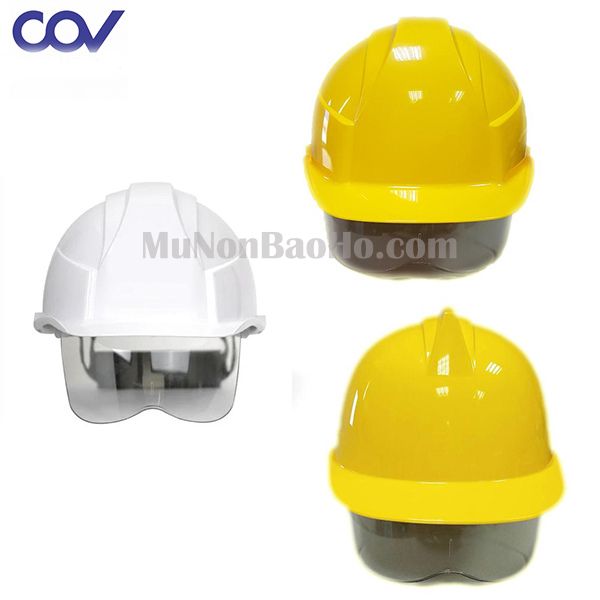 Nón Bảo Hộ Có Kính COV VINAH-E002 Chính Hãng - UMKH00077 1 Nón Bảo Hộ Cao Cấp