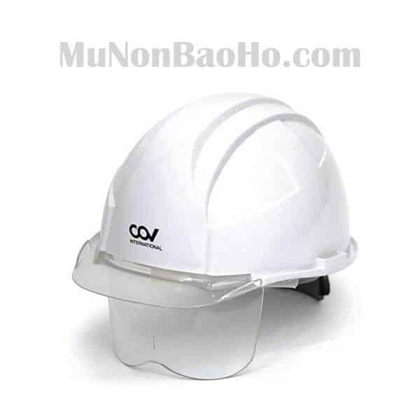 Mũ Bảo Hộ Có Kính COV Chính Hãng Chất Lượng Tốt - UMKH00032 1 Mũ Bảo Hộ Có Kính Bền