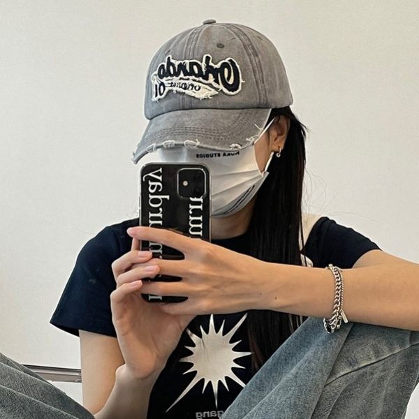Mũ Lưỡi Trai Y2K Jeans Wash 