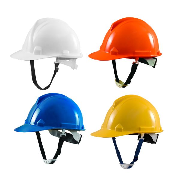 Tem kiểm định TCVN in mặt trong mũ bảo hộ Việt Nam, ghi rõ tháng năm sản xuất